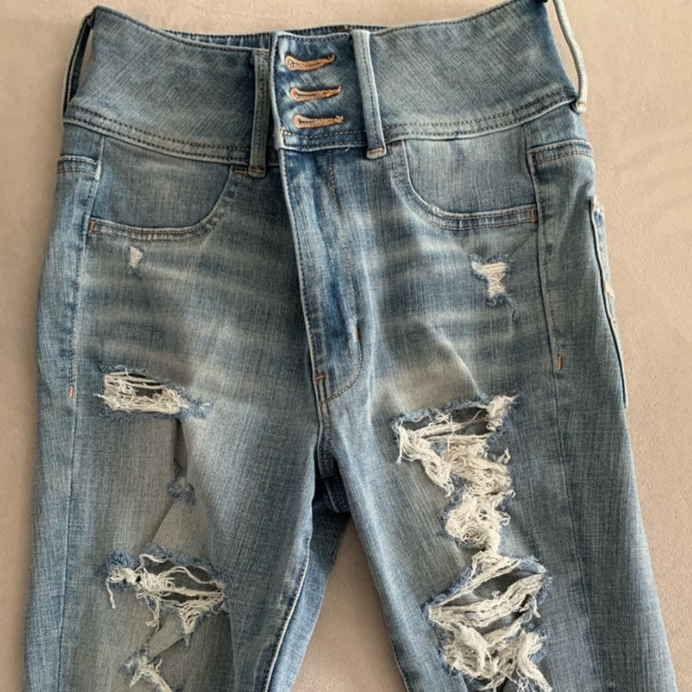 AEO distressed jeans